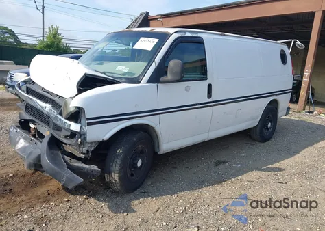 2007 Chevrolet Express Work Van z USA, uszkodzony, nr VIN 1GCGG25V971209462
